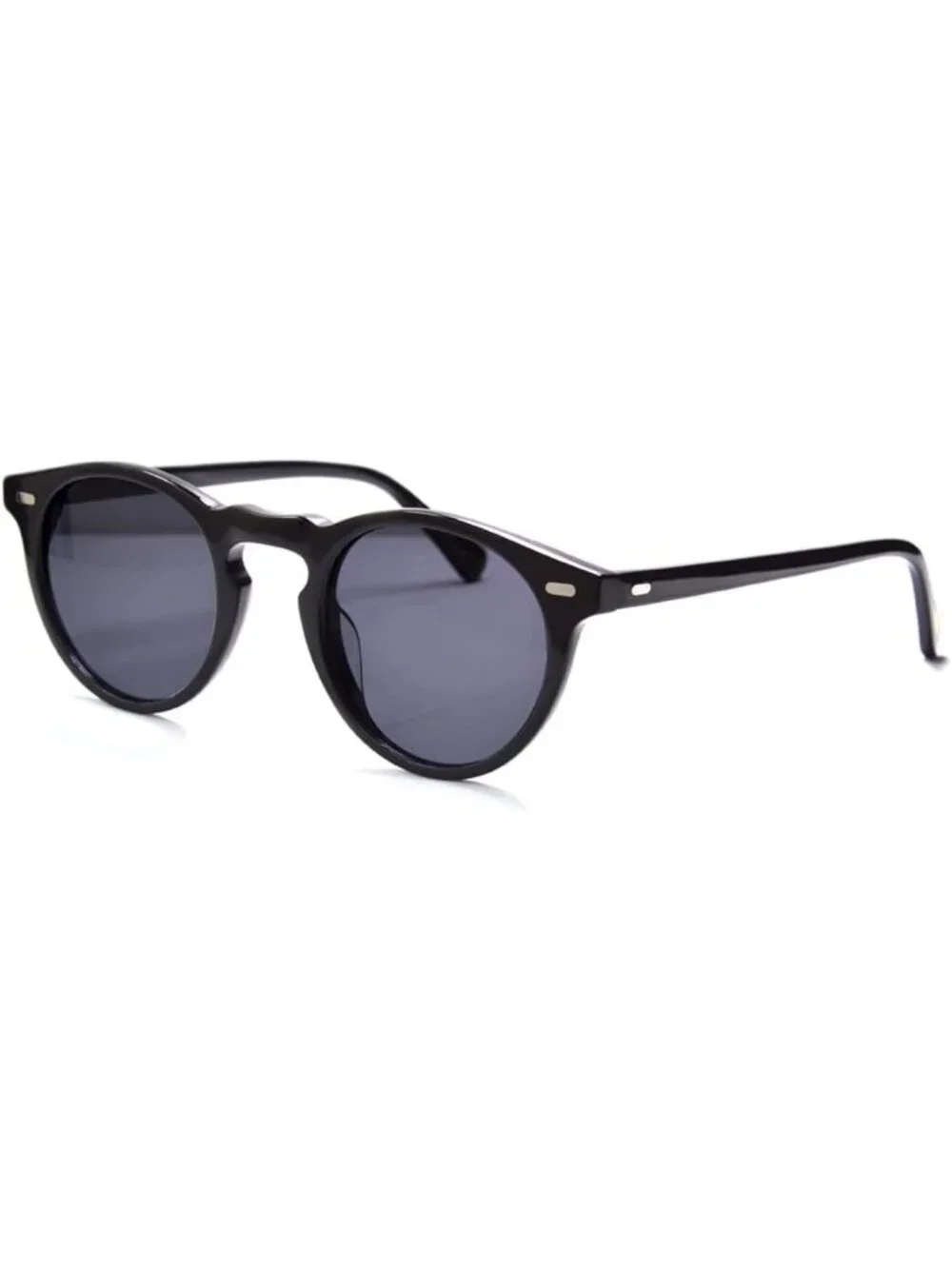 Handmade Vintage Round UV400 Sunglasses | Acetate Circle Rim Shades